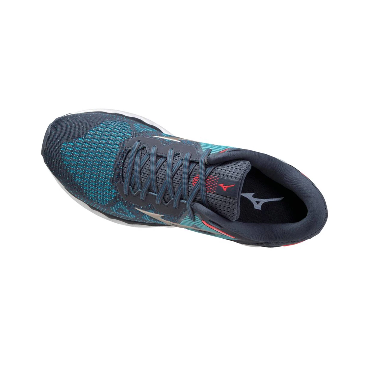 Black/Blue Mizuno Wave Horizon 5 Men's Running Shoes | 052-DKWNHU