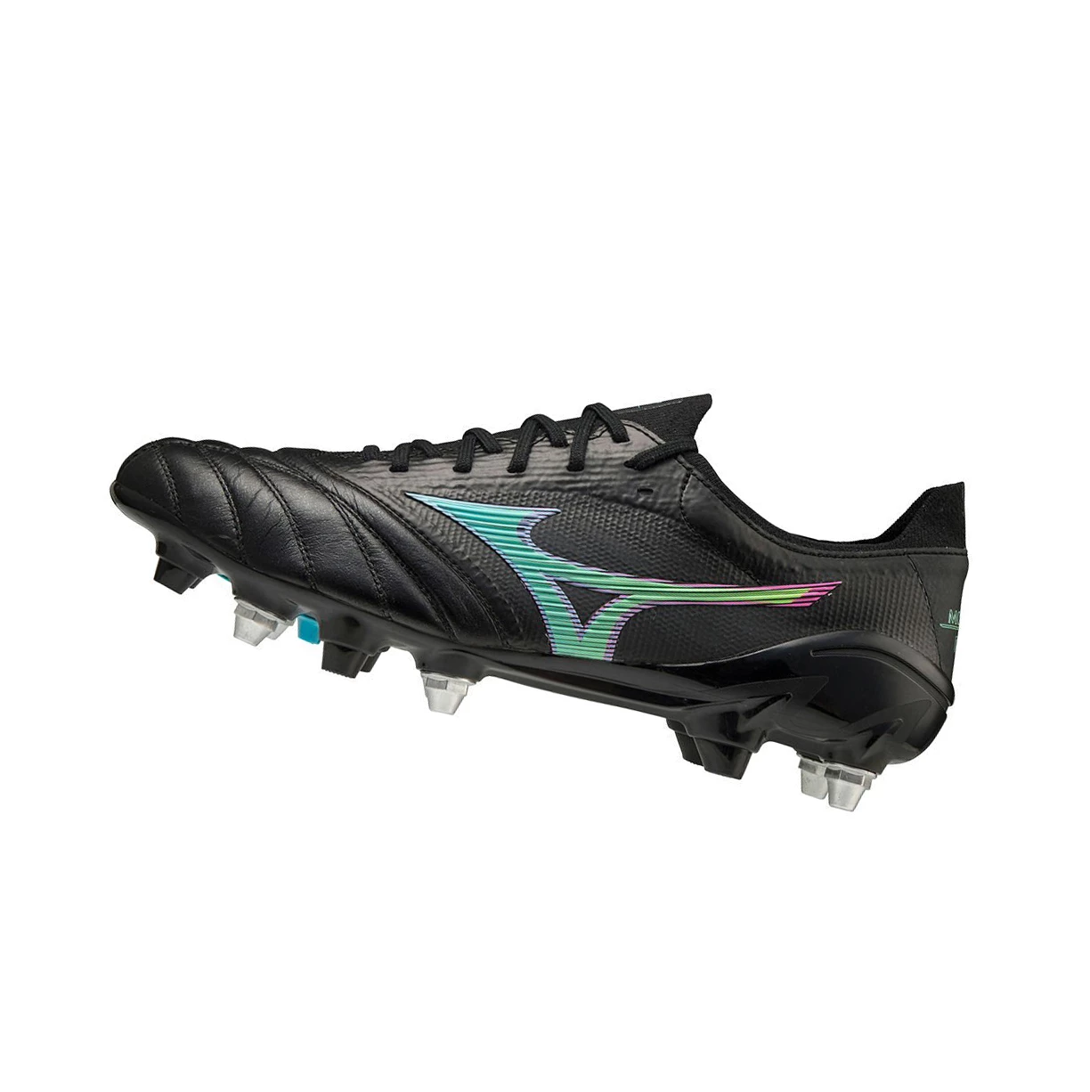 Black/Blue Turquoise Mizuno Morelia Neo III Beta Japan Mix Women\'s Football Shoes | 784-WZHSJO