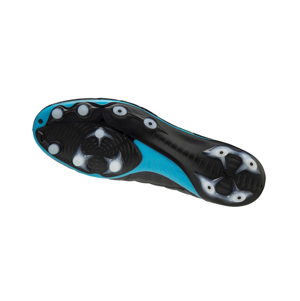 Black/Blue Turquoise Mizuno Rebula Cup Elite Women's Football Shoes | 325-ZGDVTI