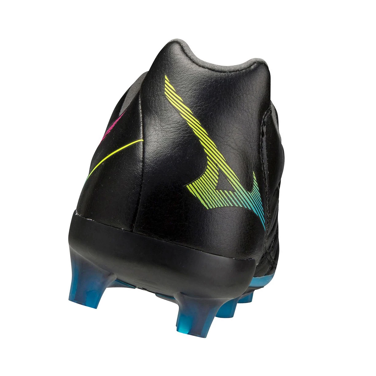 Black/Blue Turquoise Mizuno Rebula Cup Elite Women's Football Shoes | 325-ZGDVTI