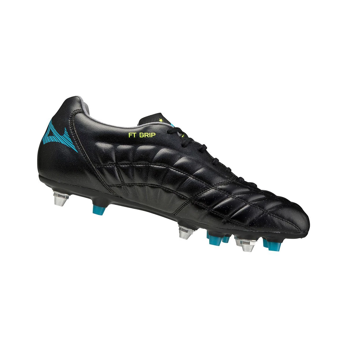 Black/Blue Turquoise Mizuno Rebula Cup Japan Mix Women's Football Shoes | 698-BNKGMC