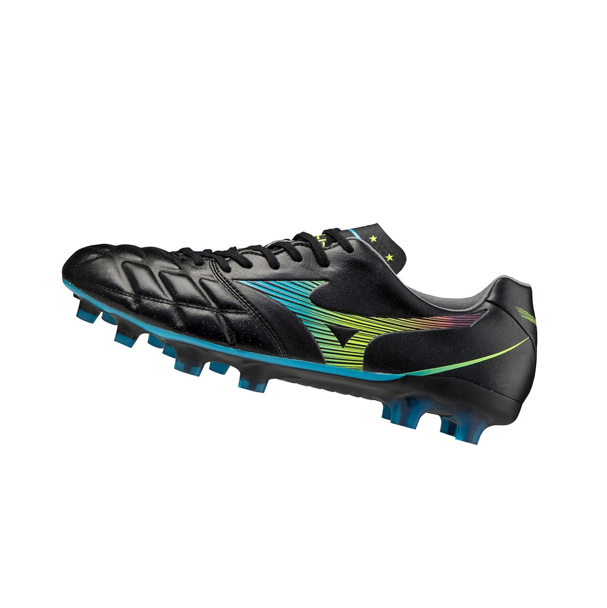 Black/Blue Turquoise Mizuno Rebula Cup Japan Men\'s Football Shoes | 792-HGWOKB