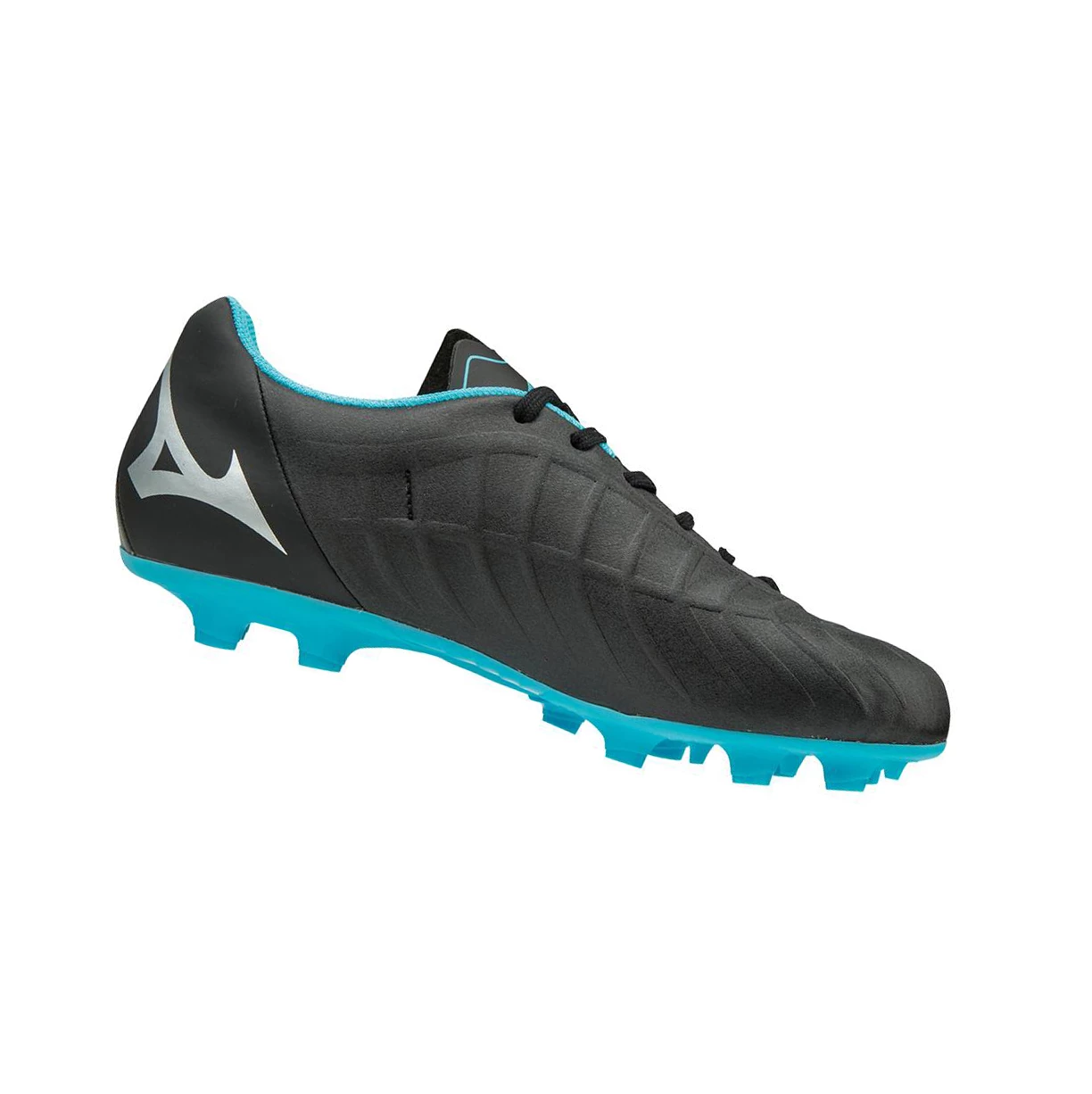 Black/Blue Turquoise Mizuno Rebula V3 Women's Football Shoes | 827-KOPAYE