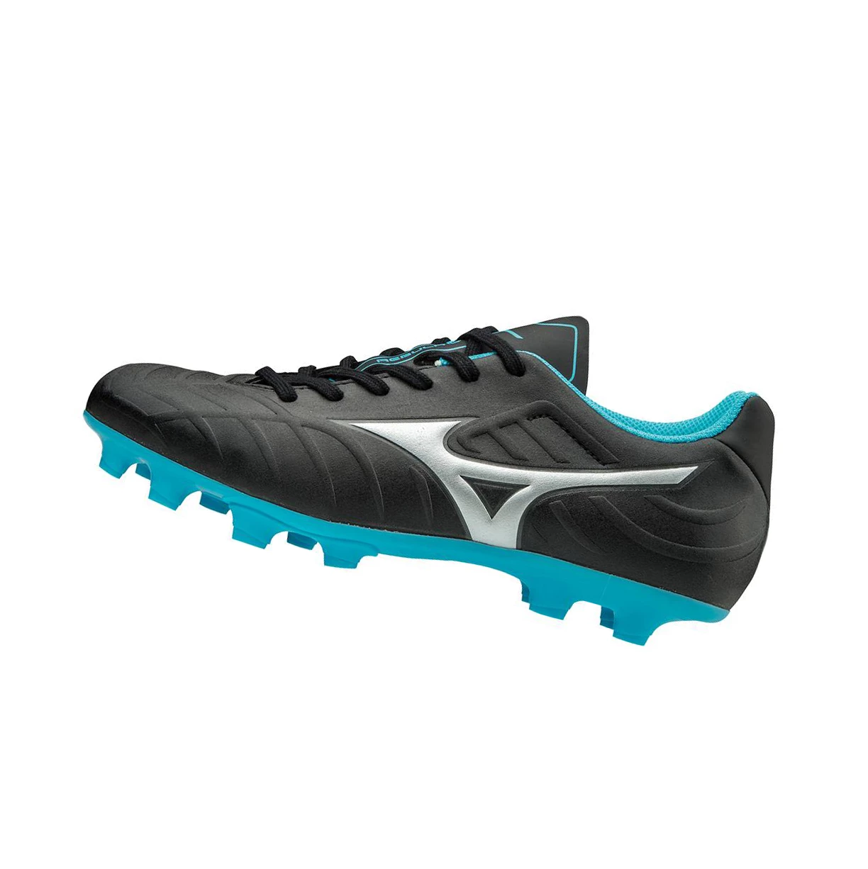 Black/Blue Turquoise Mizuno Rebula V3 Women\'s Football Shoes | 827-KOPAYE