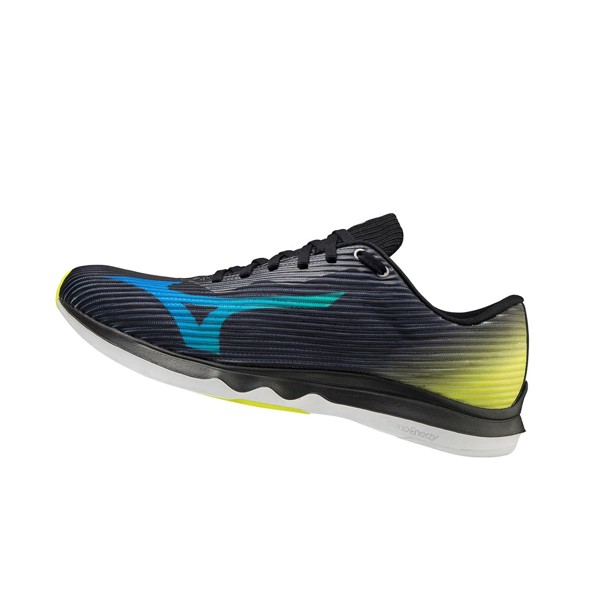 Black/Blue/Yellow Mizuno Wave Shadow 4 Men\'s Running Shoes | 367-ZOVGIE