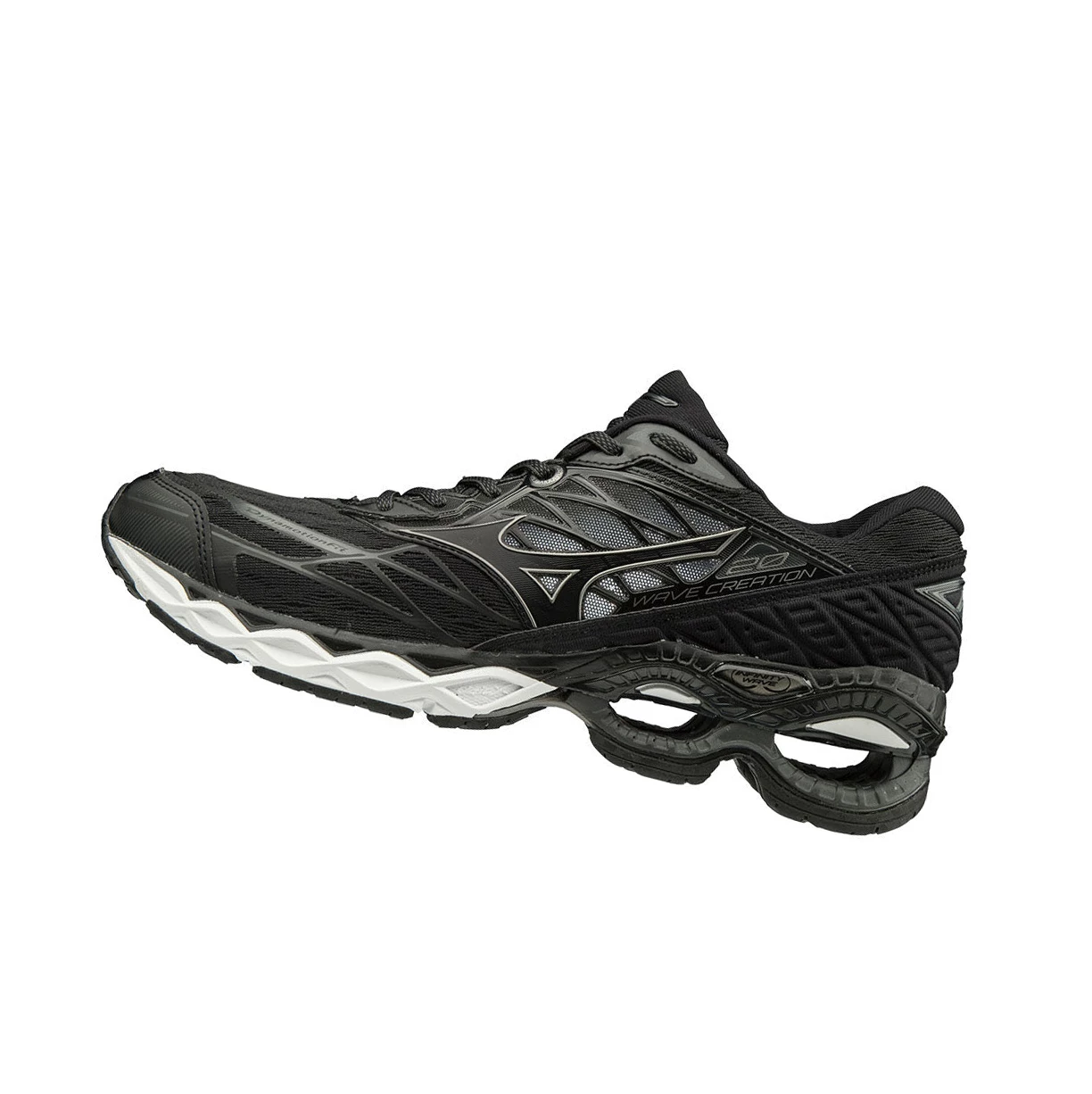 Black/Dark Grey Mizuno Wave Creation 20 Men\'s Running Shoes | 461-GTPORM