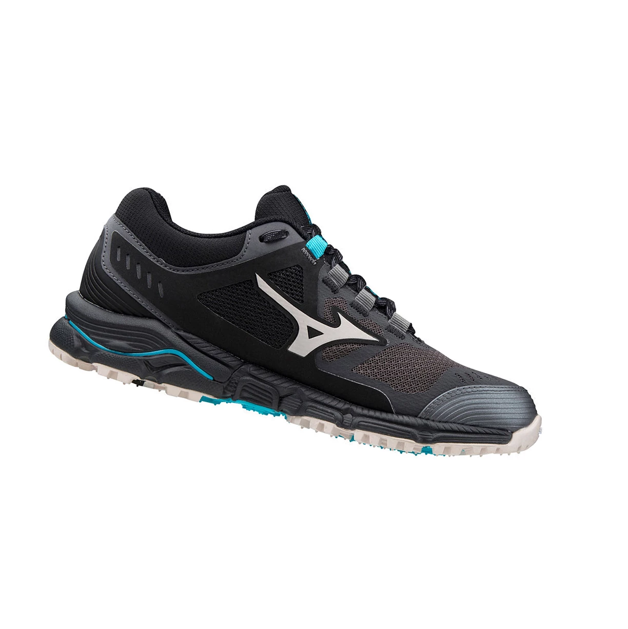 Black/Grey/Blue Mizuno Wave Daichi 5 Women's Trail Running Shoes | 574-WONJGC