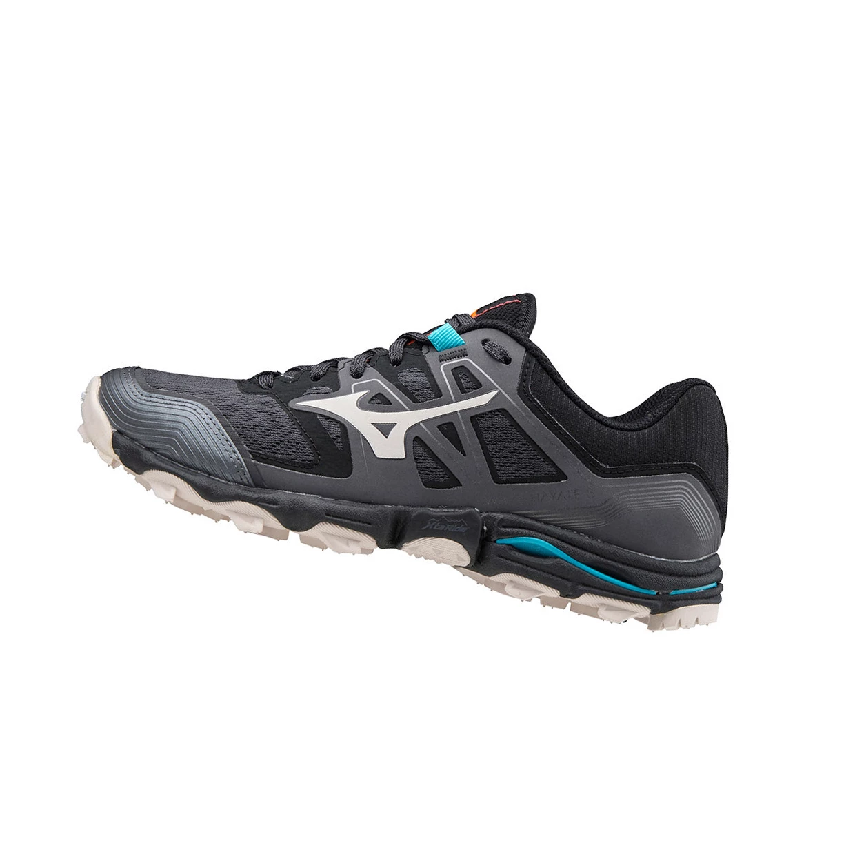 Black/Grey/Blue Mizuno Wave Hayate 6 Women\'s Trail Running Shoes | 357-CGBDSQ