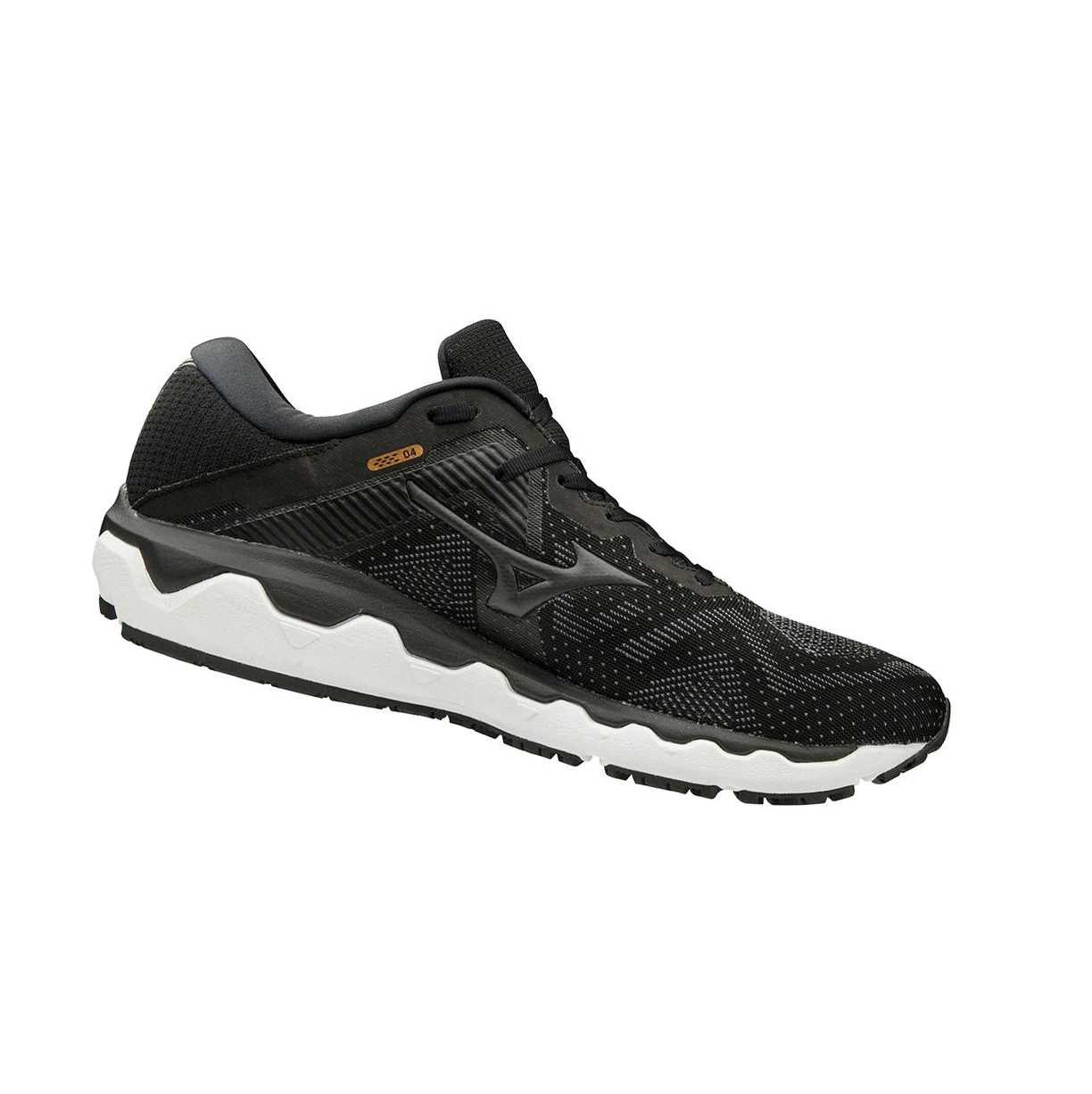 Black/Grey Mizuno Wave Horizon 4 Men's Running Shoes | 456-BURFJY