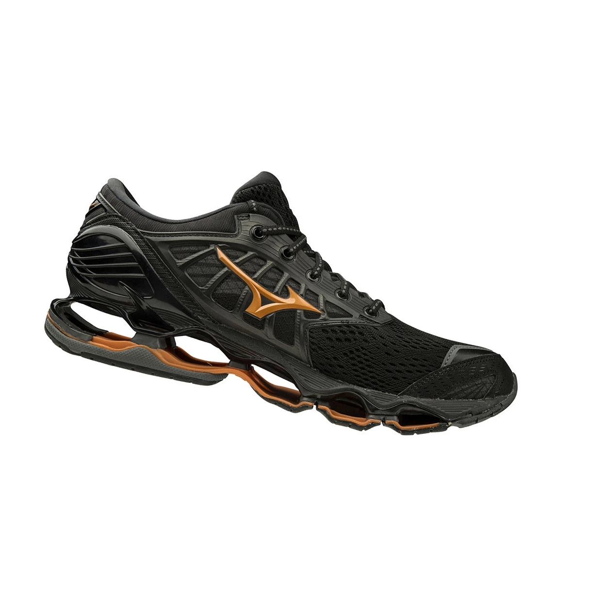 Black/Grey Mizuno Wave Prophecy 9 Men's Running Shoes | 653-GRTCKW