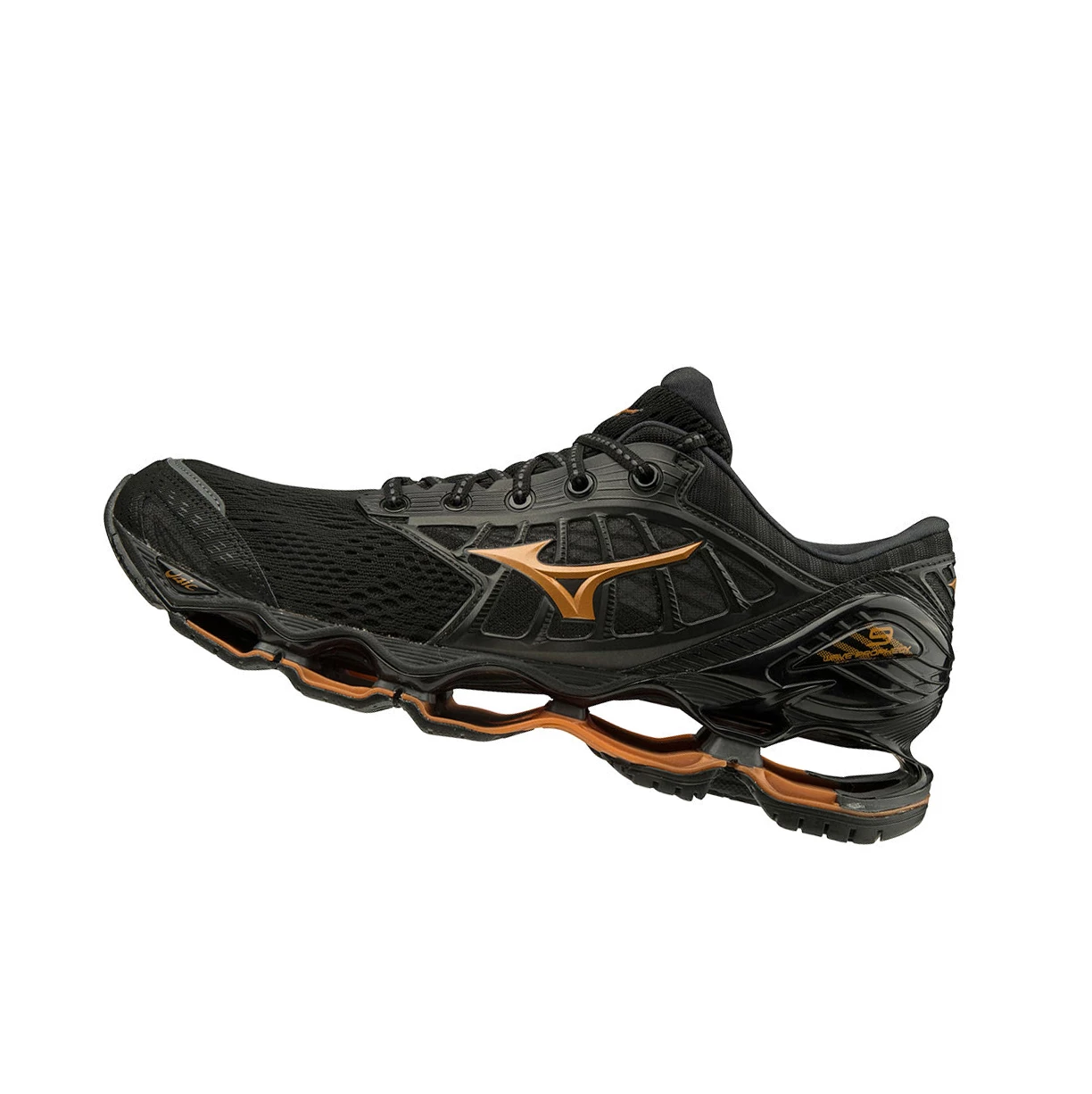 Black/Grey Mizuno Wave Prophecy 9 Men\'s Running Shoes | 653-GRTCKW