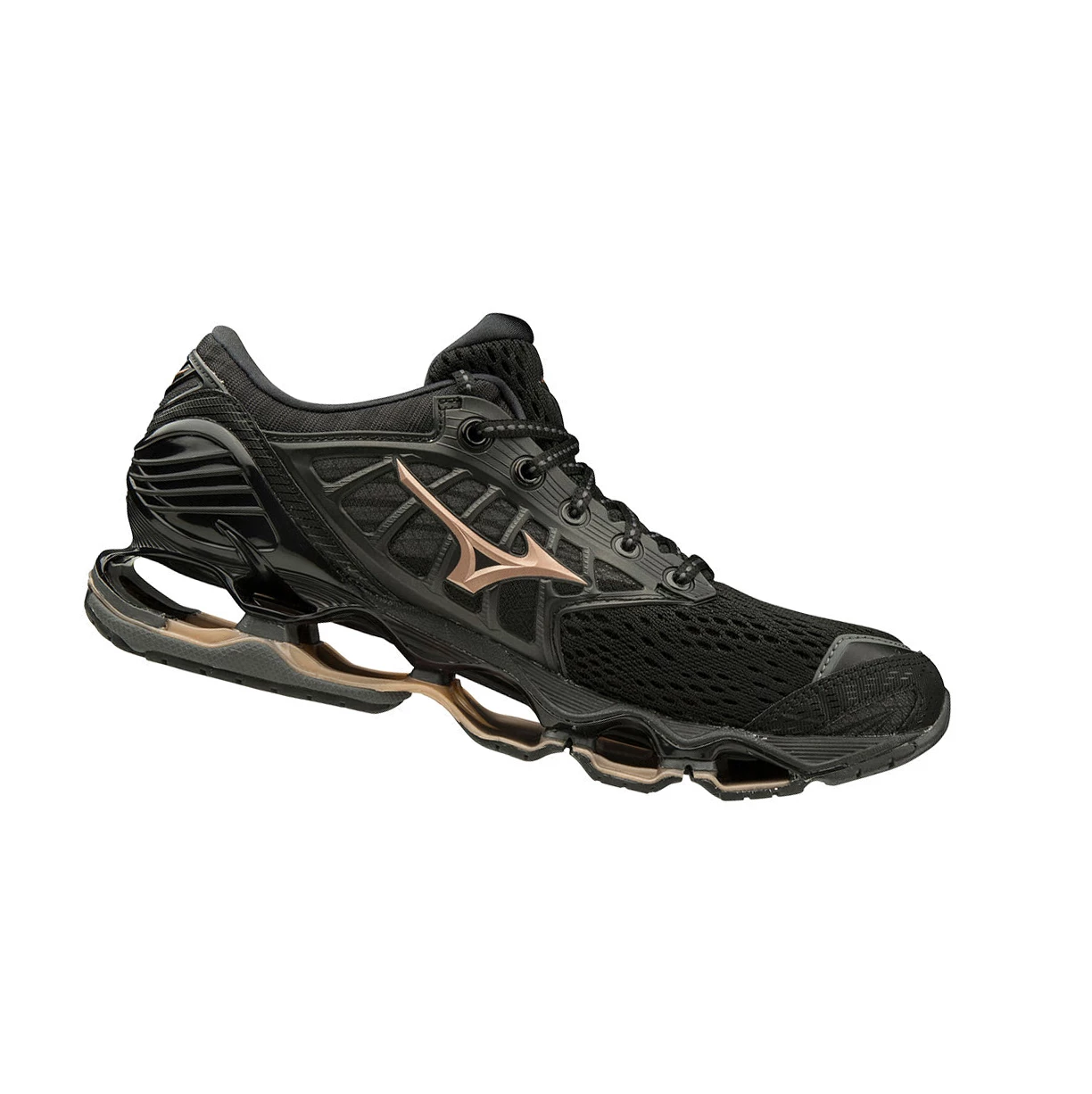 Black/Grey Mizuno Wave Prophecy 9 Women's Running Shoes | 498-VEDNHT