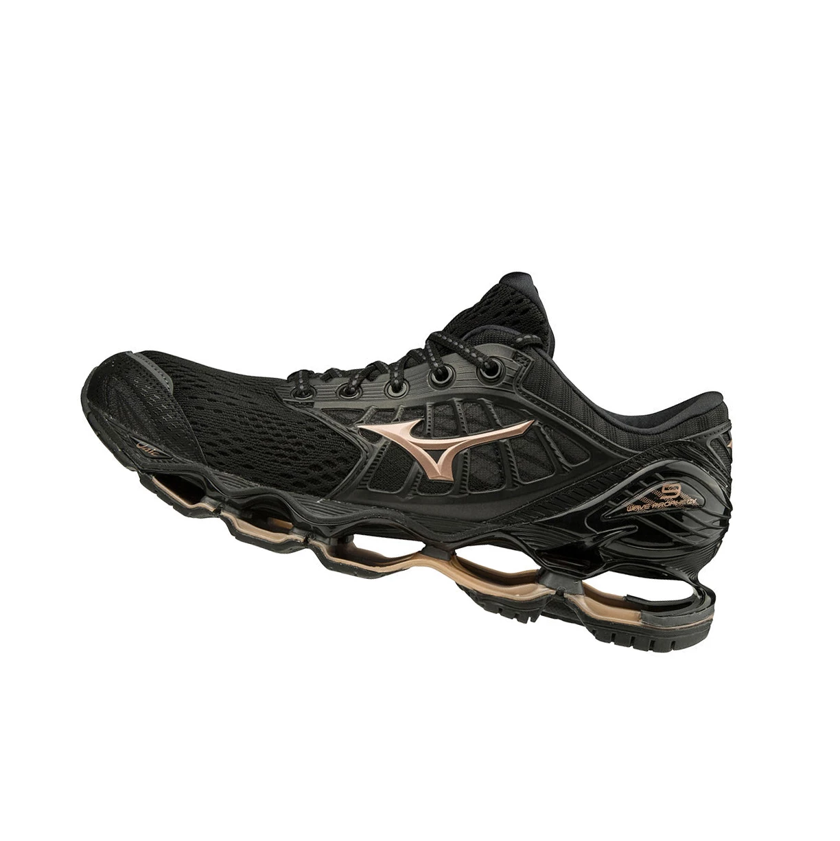 Black/Grey Mizuno Wave Prophecy 9 Women\'s Running Shoes | 498-VEDNHT