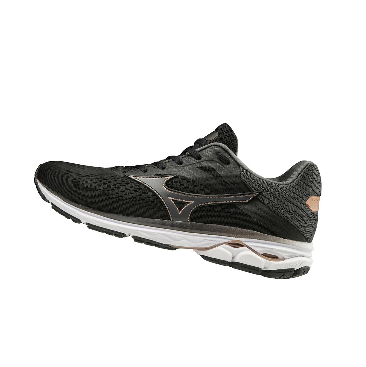 Black/Grey Mizuno Wave Rider 23 Women\'s Running Shoes | 812-IFHKQA