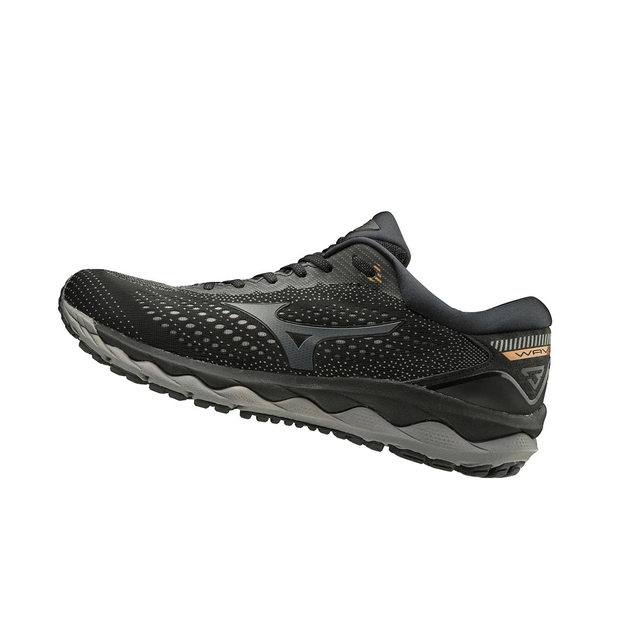 Black/Grey Mizuno Wave Sky 3 Men\'s Running Shoes | 784-AJYVMK