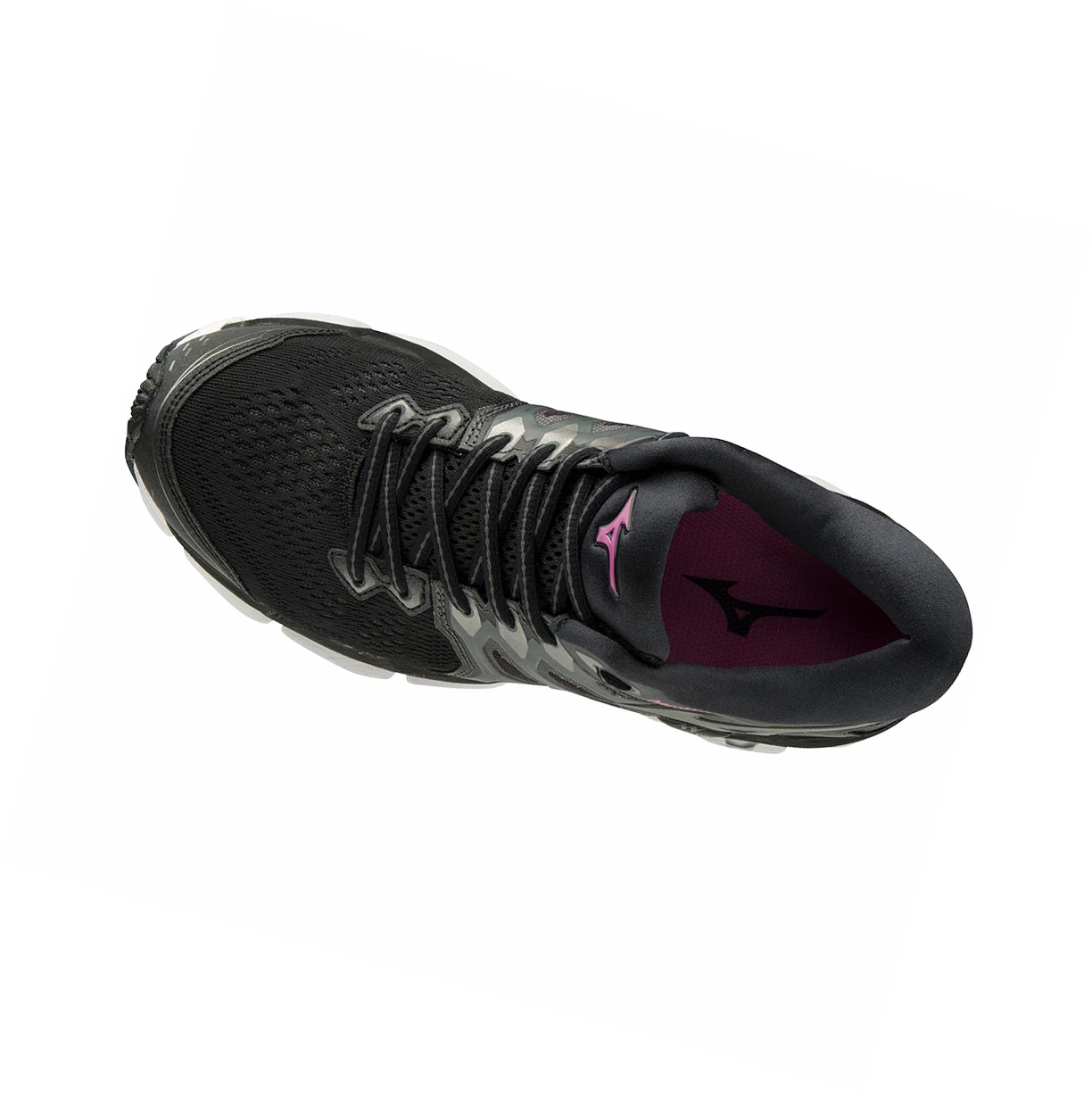 Black/Grey/Pink Mizuno Wave Horizon 3 Women's Running Shoes | 187-VAQTUN