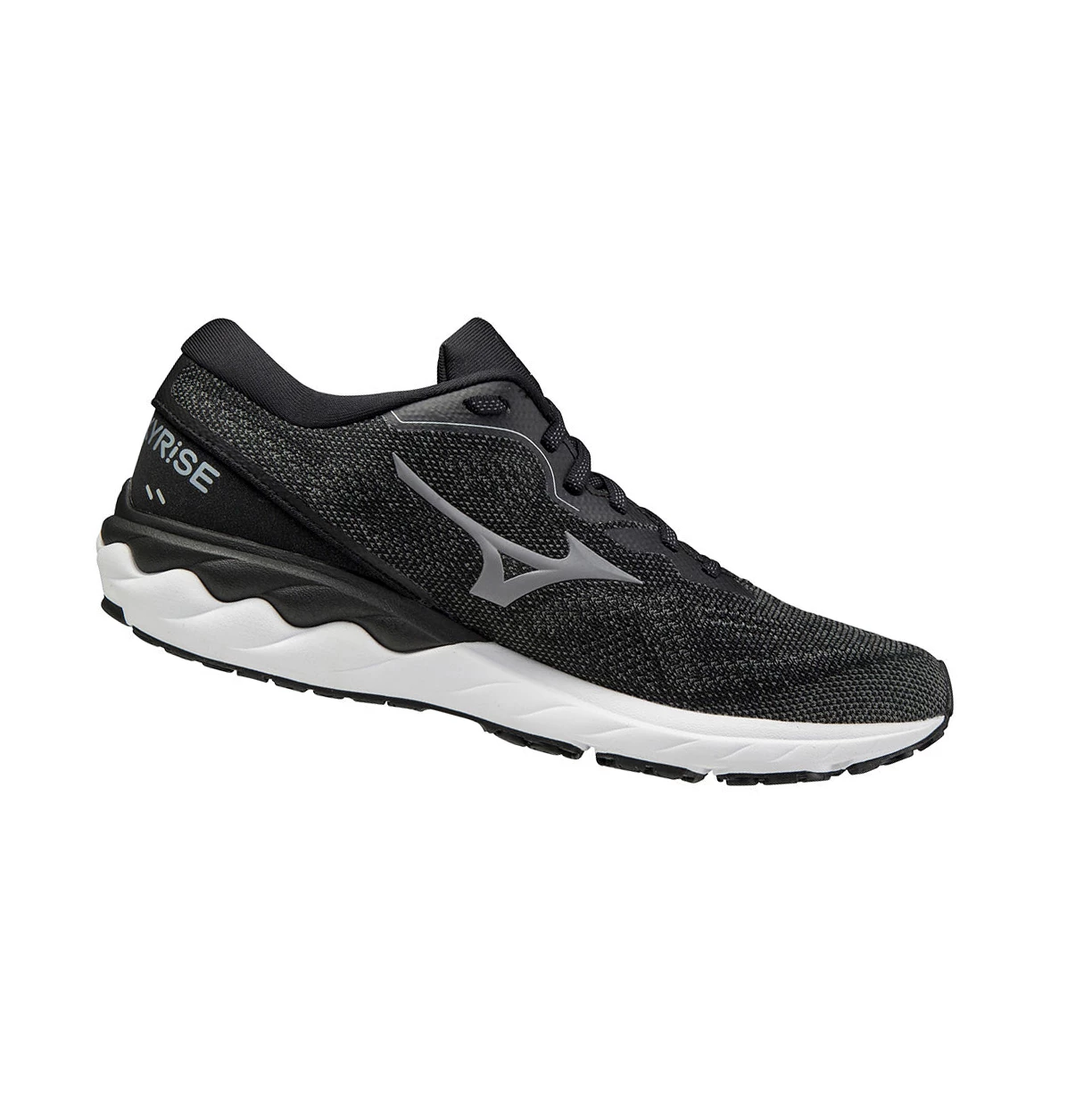 Black/Grey/White Mizuno Wave Skyrise 2 Men's Running Shoes | 782-QXHJMO