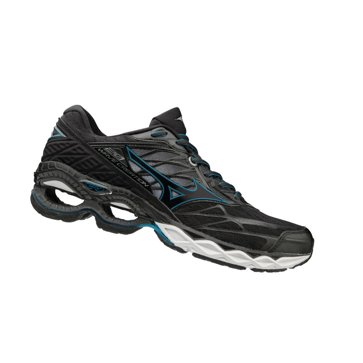 Black Mizuno Wave Creation 20 Men's Running Shoes | 382-YIFNER