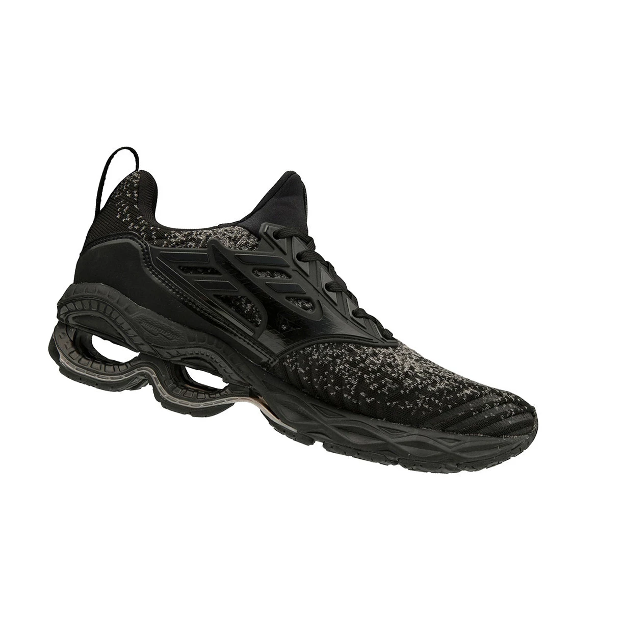 Black Mizuno Wave Creation Waveknit Women's Running Shoes | 648-NWSHZP