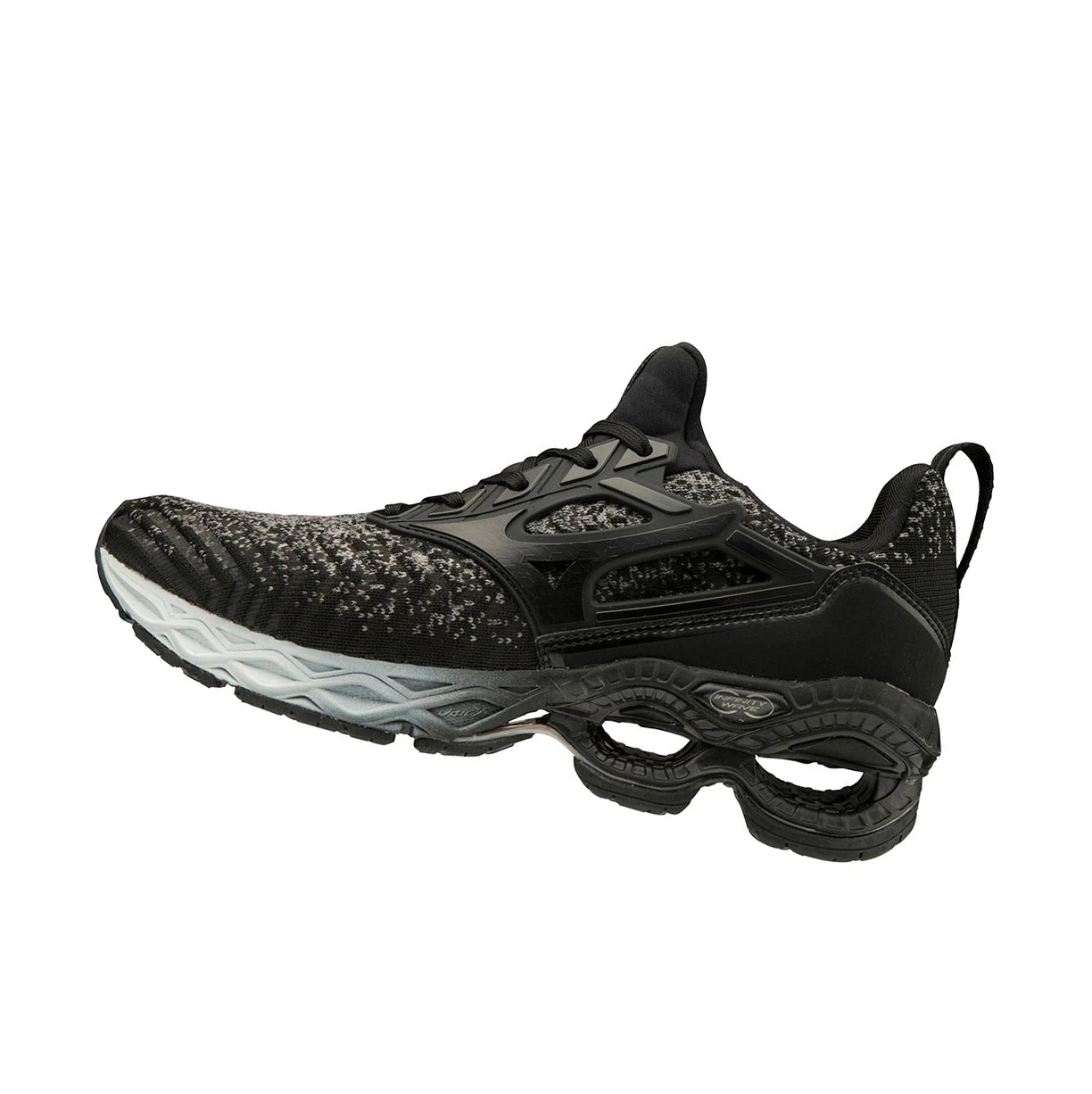 Black Mizuno Wave Creation Waveknit Women\'s Running Shoes | 648-NWSHZP