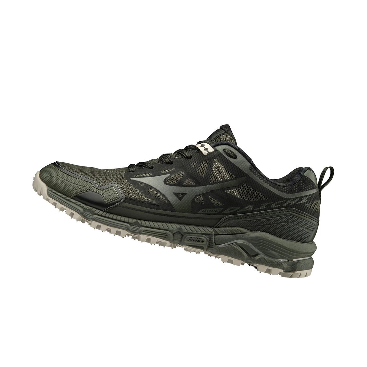 Black Mizuno Wave Daichi 4 Men\'s Trail Running Shoes | 256-WQEOLG