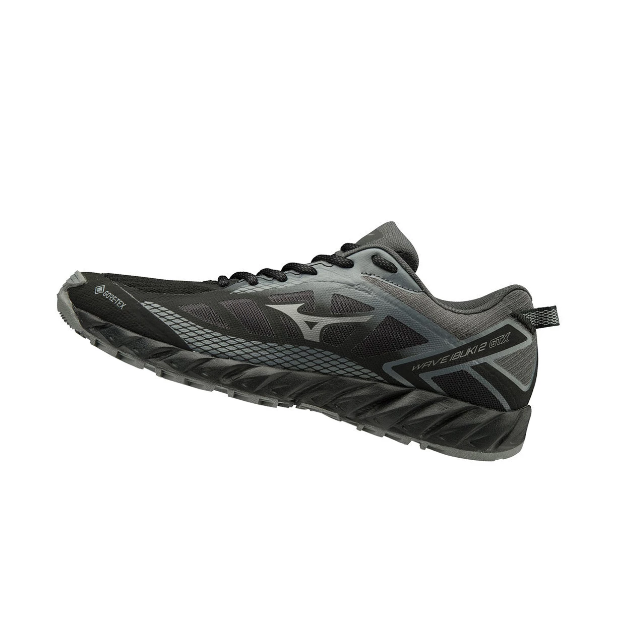 Black Mizuno Wave Ibuki 2 Gtx Men\'s Trail Running Shoes | 614-VRKLOJ