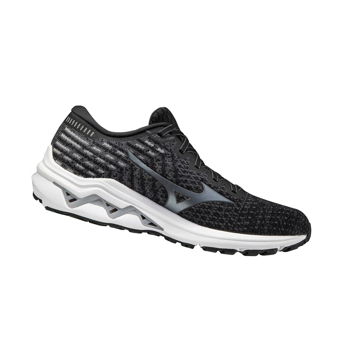 Black Mizuno Wave Inspire 17 Waveknit Men's Running Shoes | 302-ZVJIQC