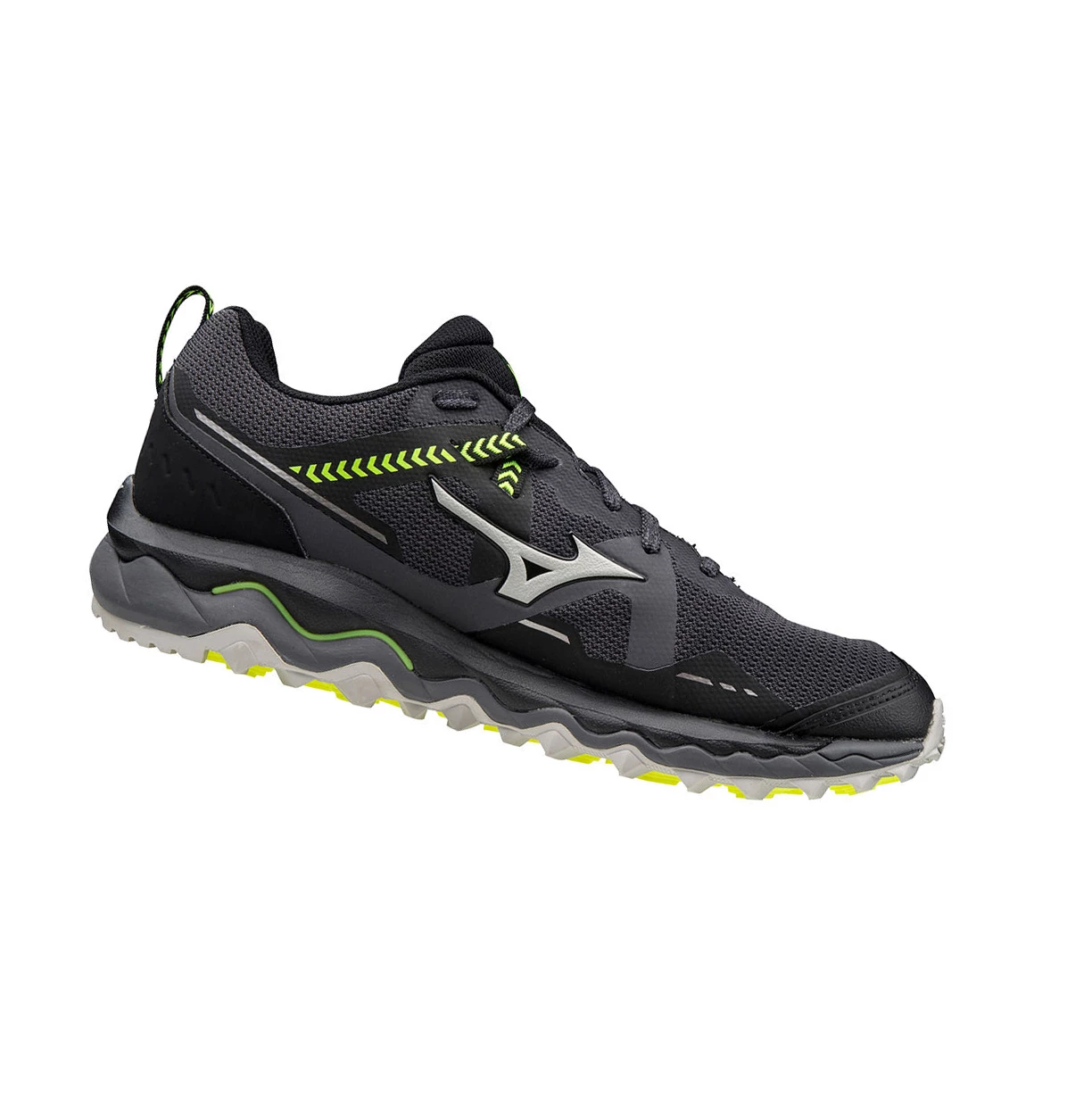 Black Mizuno Wave Mujin 7 Men's Trail Running Shoes | 253-PWTUHS