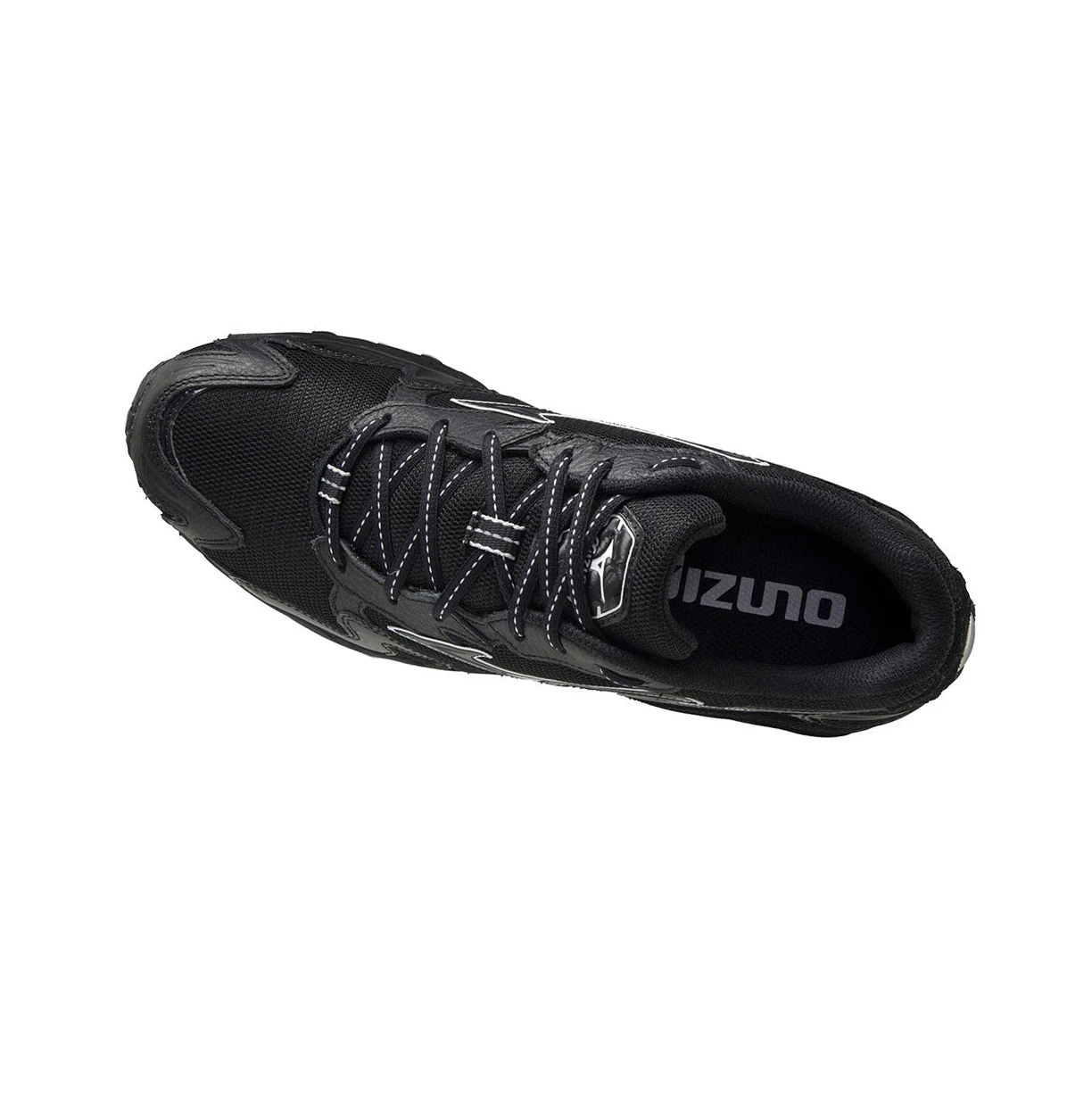 Black Mizuno Wave Rider 10 Kuro Men's Trainers | 069-KMAOUN