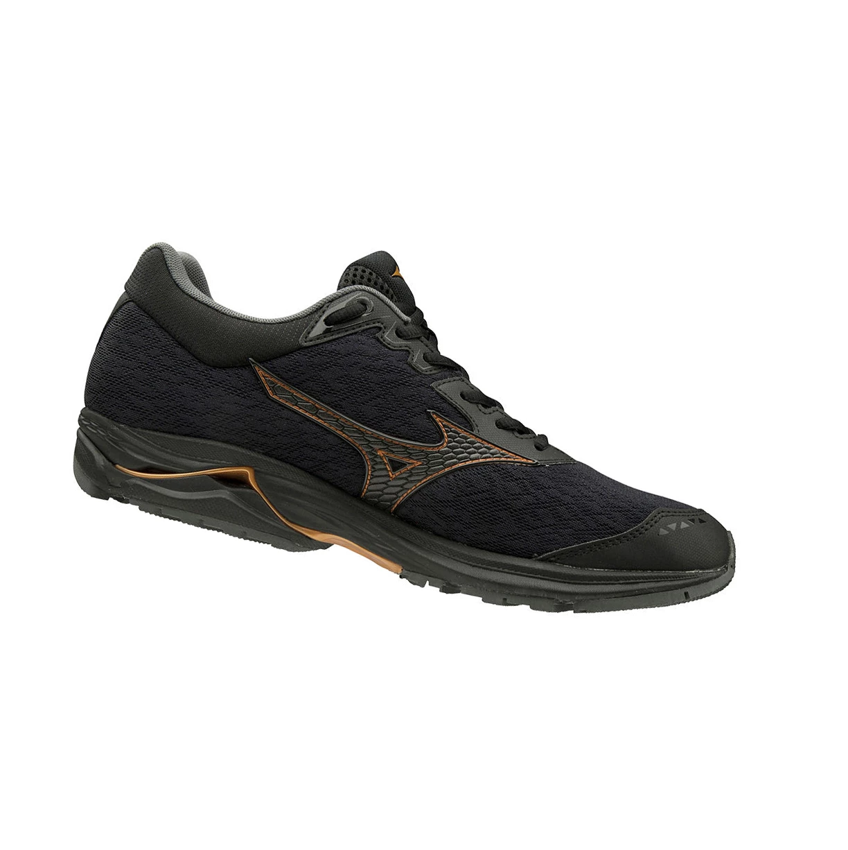 Black Mizuno Wave Rider Gtx Men's Trail Running Shoes | 092-GKAZHC