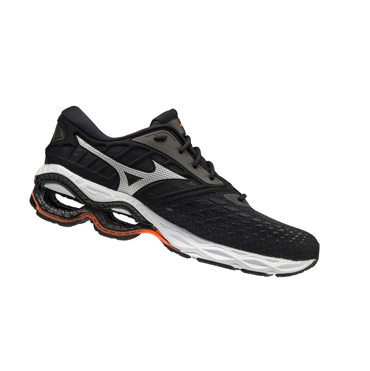 Black/ Orange Mizuno Wave Creation 21 Men's Running Shoes | 908-ITBPDF