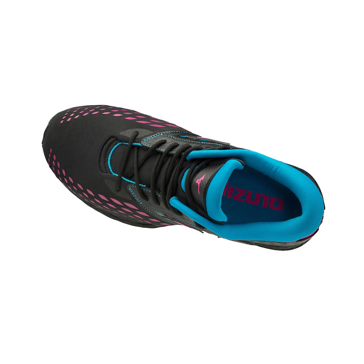 Black/Pink/ Blue Mizuno Wave Creation Ls Men's Trainers | 820-WNLZVE