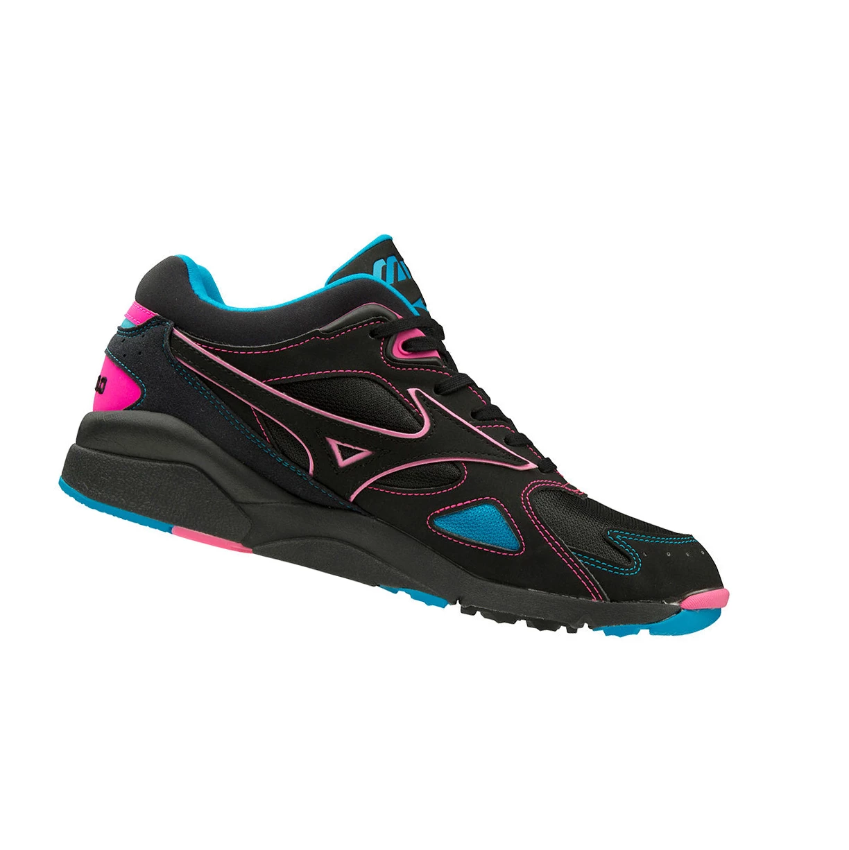 Black/Pink Mizuno Sky Medal Lights Men's Trainers | 210-QDXHNV