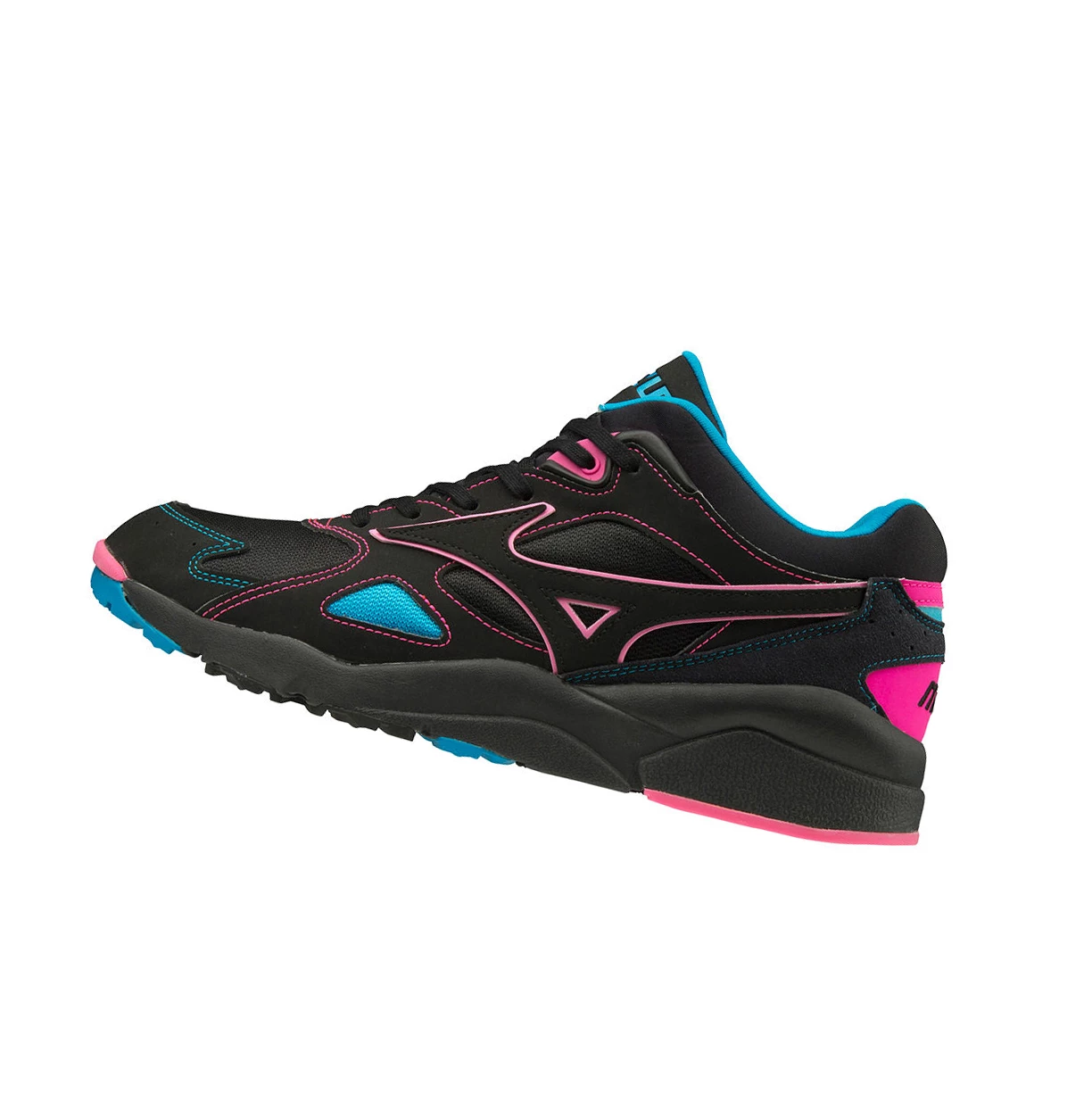 Black/Pink Mizuno Sky Medal Lights Men\'s Trainers | 210-QDXHNV