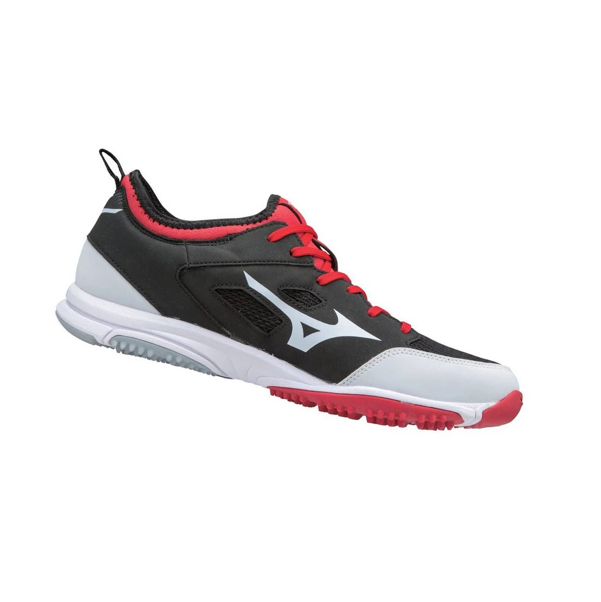 Black/Red Mizuno Playerﾒs Trainer 2 Turf Men's Baseball Shoes | 301-YQIODA