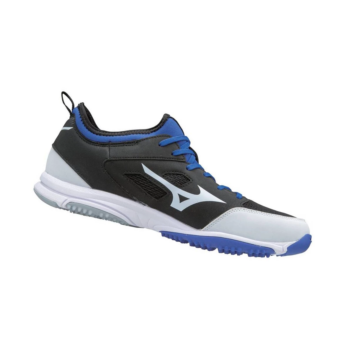 Black/Royal Mizuno Playerﾒs Trainer 2 Turf Men's Baseball Shoes | 087-QUNBJZ