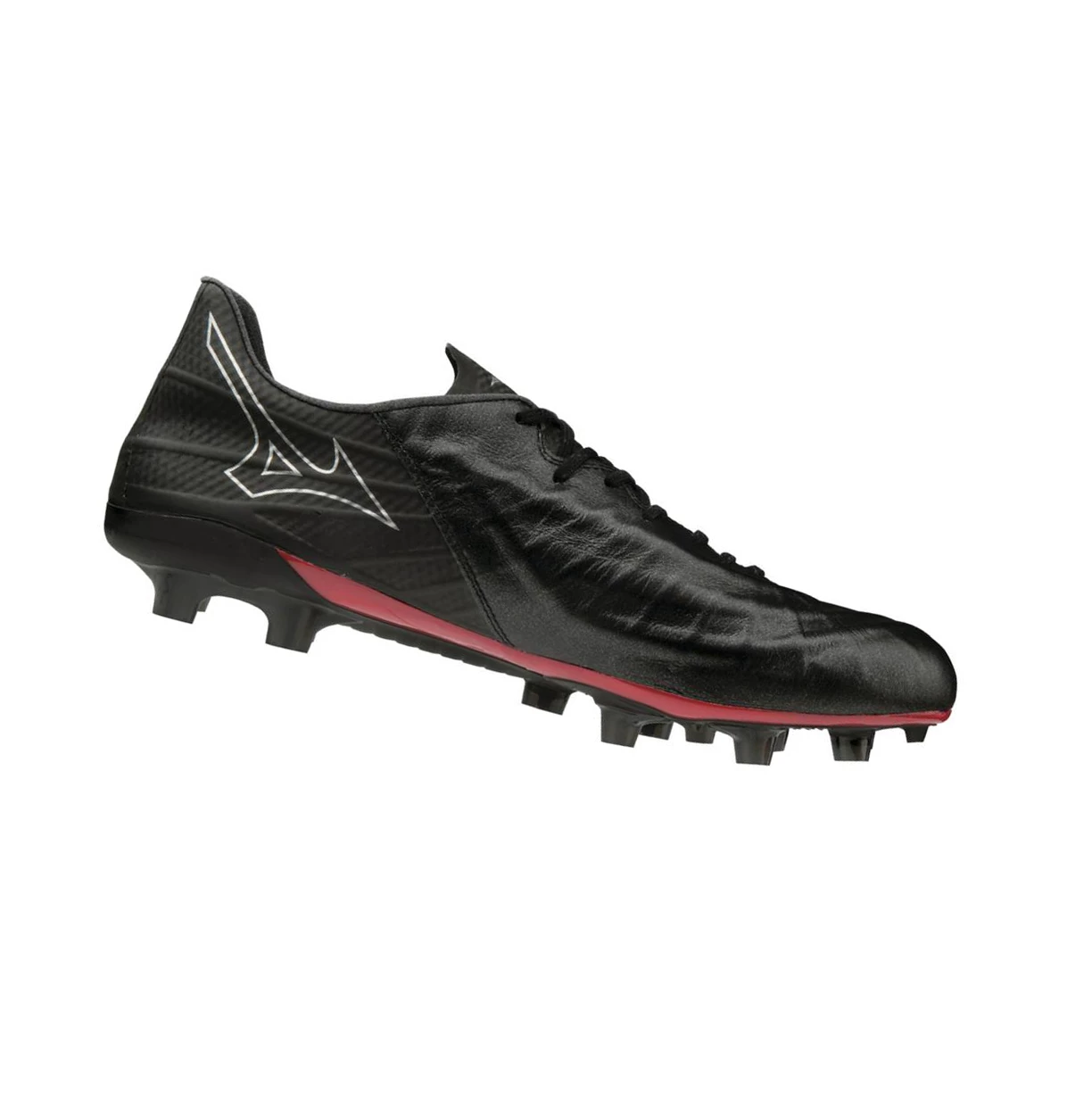 Black/Silver Mizuno Rebula III Japan Men's Football Shoes | 049-VWSFTL