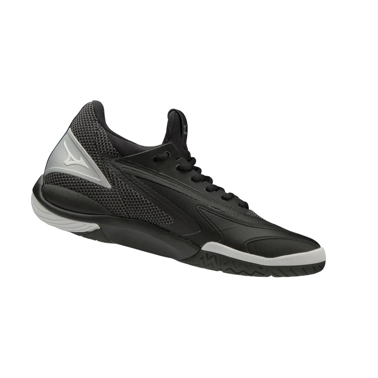 Black/Silver Mizuno Wave Impulse Men's Tennis Shoes | 768-CBRETJ