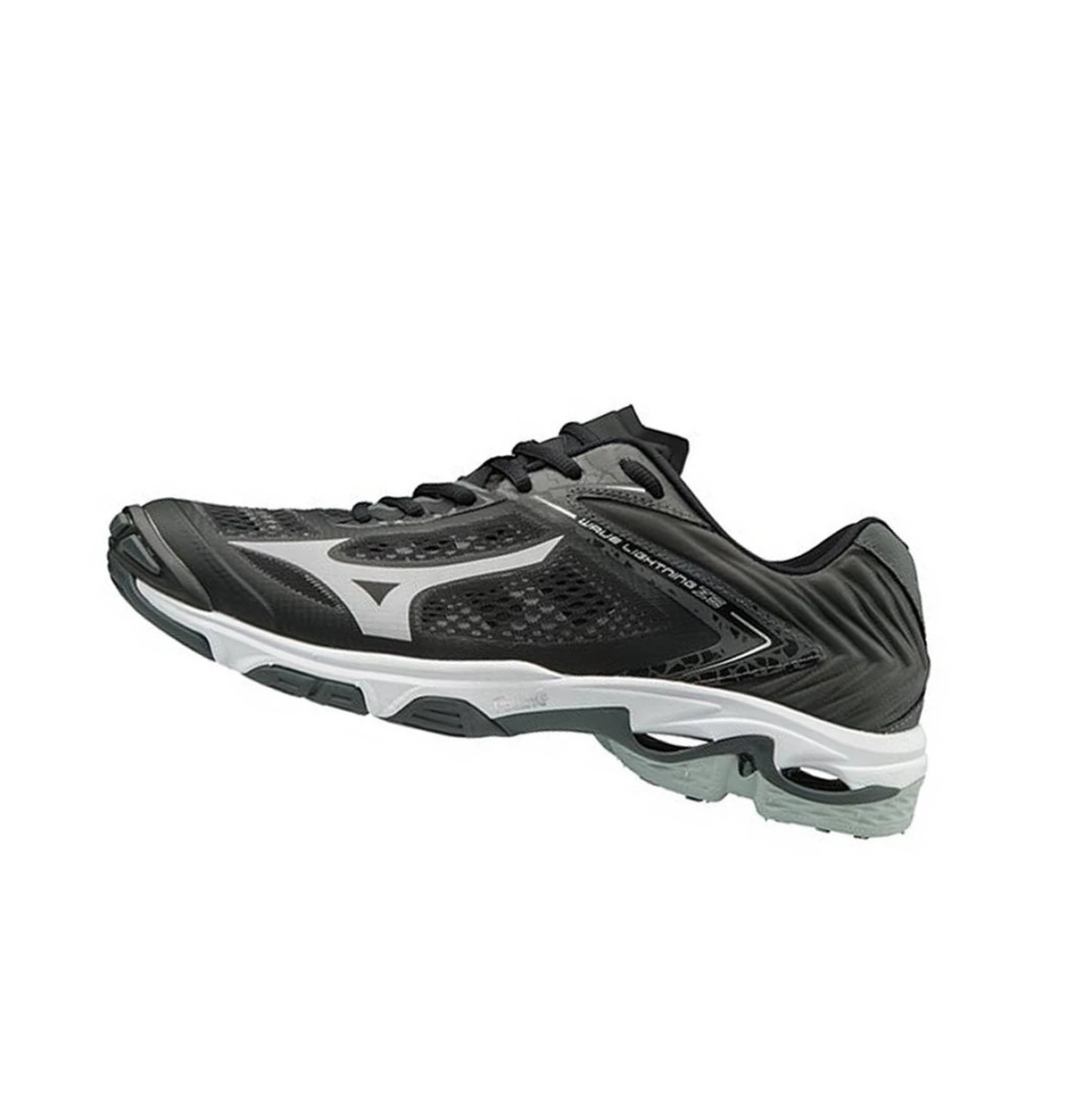 Black/Silver Mizuno Wave Lightning Z5 Men\'s Volleyball Shoes | 164-FXYQTS