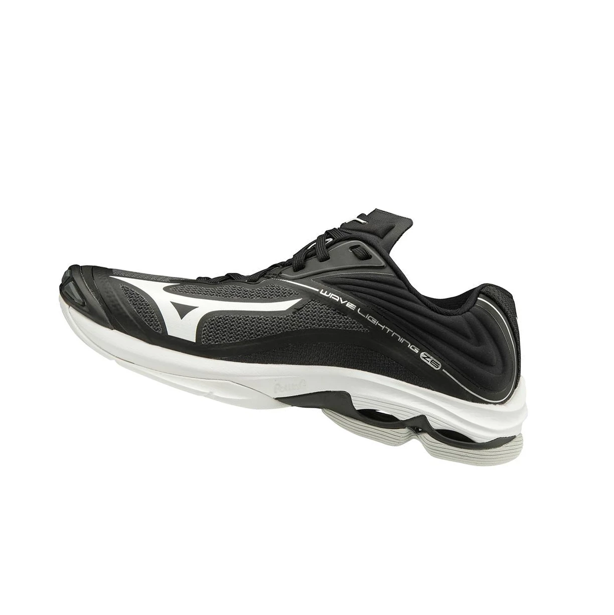 Black/Silver Mizuno Wave Lightning Z6 Women\'s Volleyball Shoes | 490-SDOTUV