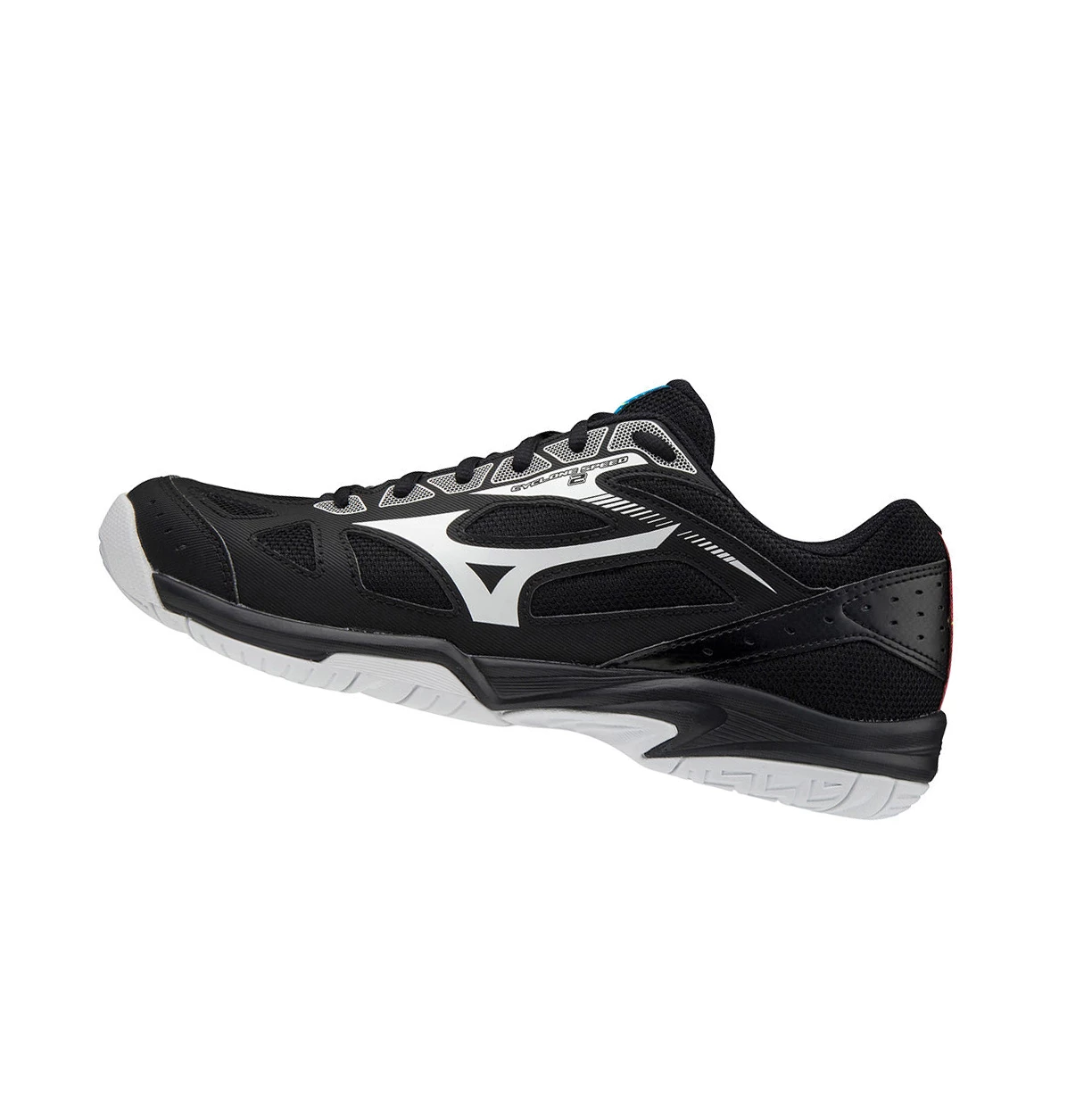 Black/White/Blue Mizuno Cyclone Speed 2 Men\'s Volleyball Shoes | 031-GPTLHA