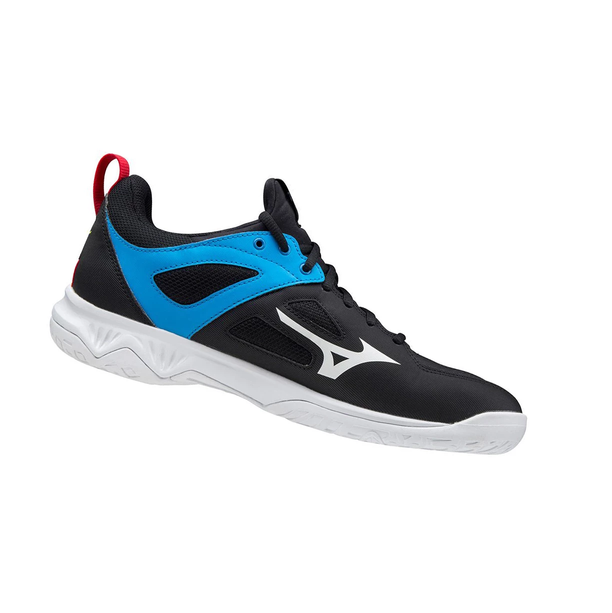 Black/White/Blue Mizuno Ghost Shadow Women's Handball Shoes | 829-GYOMAI