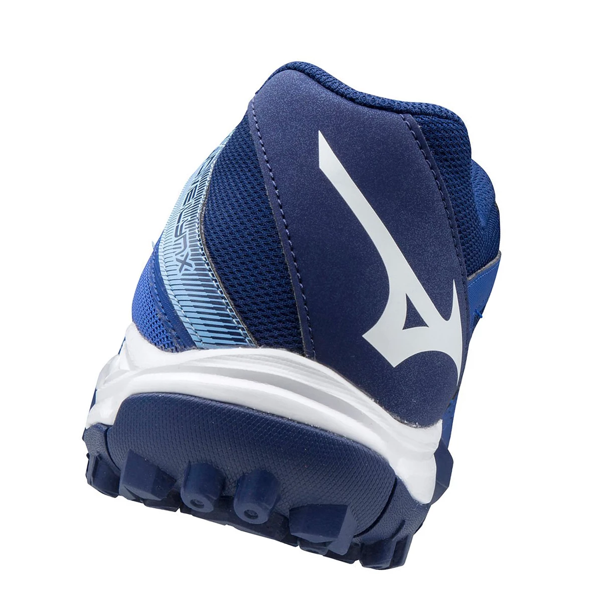 Black/White/Blue Mizuno Wave Lynx Men's Hockey Shoes | 290-TZHMCV