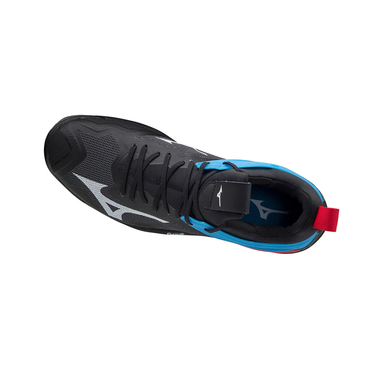 Black/White/Blue Mizuno Wave Mirage 3 Men's Handball Shoes | 680-TWUKSF