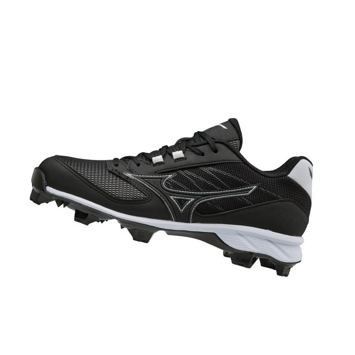 Black/White Mizuno 9-spike Advanced Dominant Tpu Molded Men\'s Baseball Cleats | 154-AUHNYG