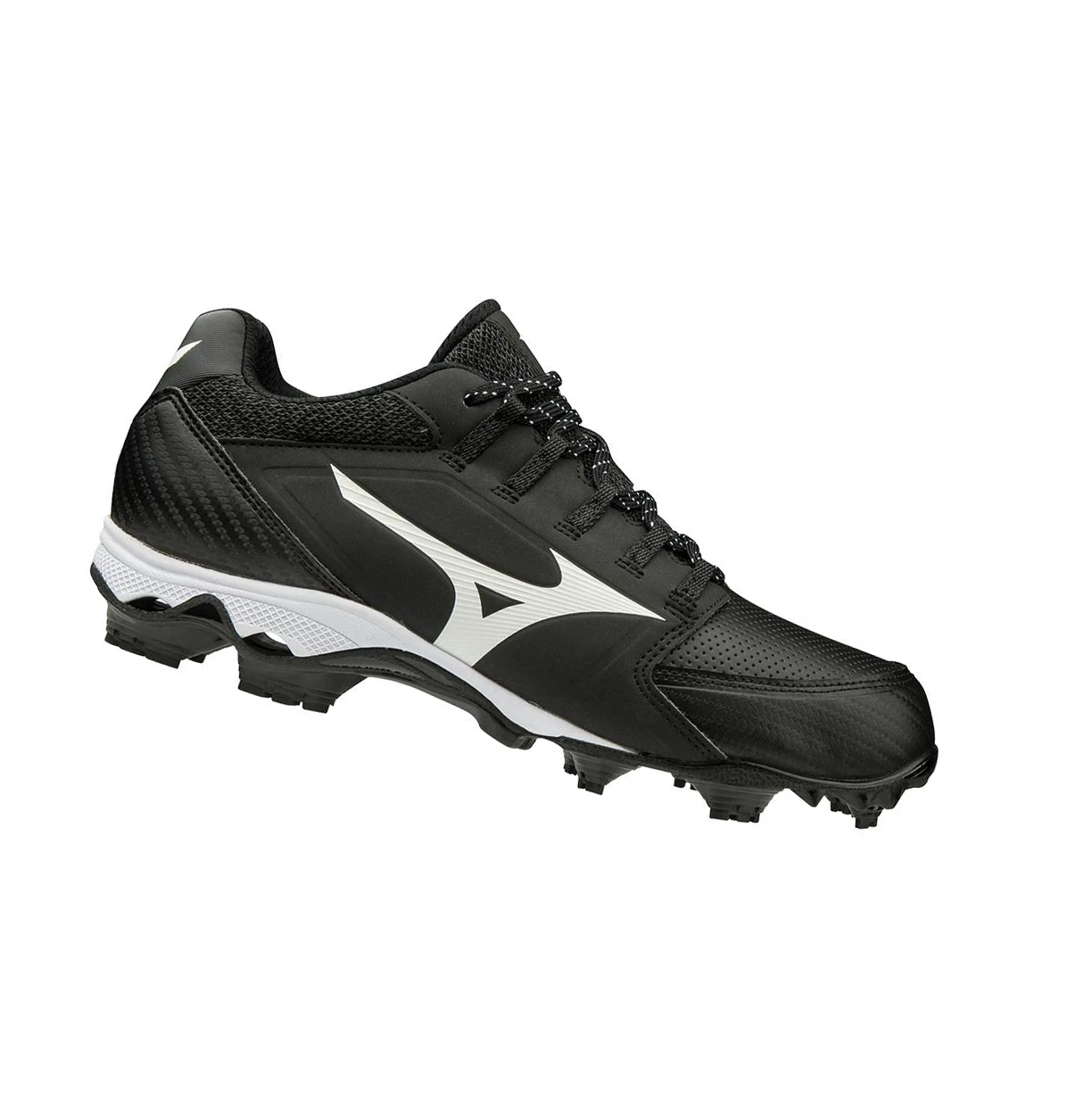 Black/White Mizuno 9-spike Advanced Finch Elite 4 Tpu Molded Women's Softball Cleats | 460-CNXAIB