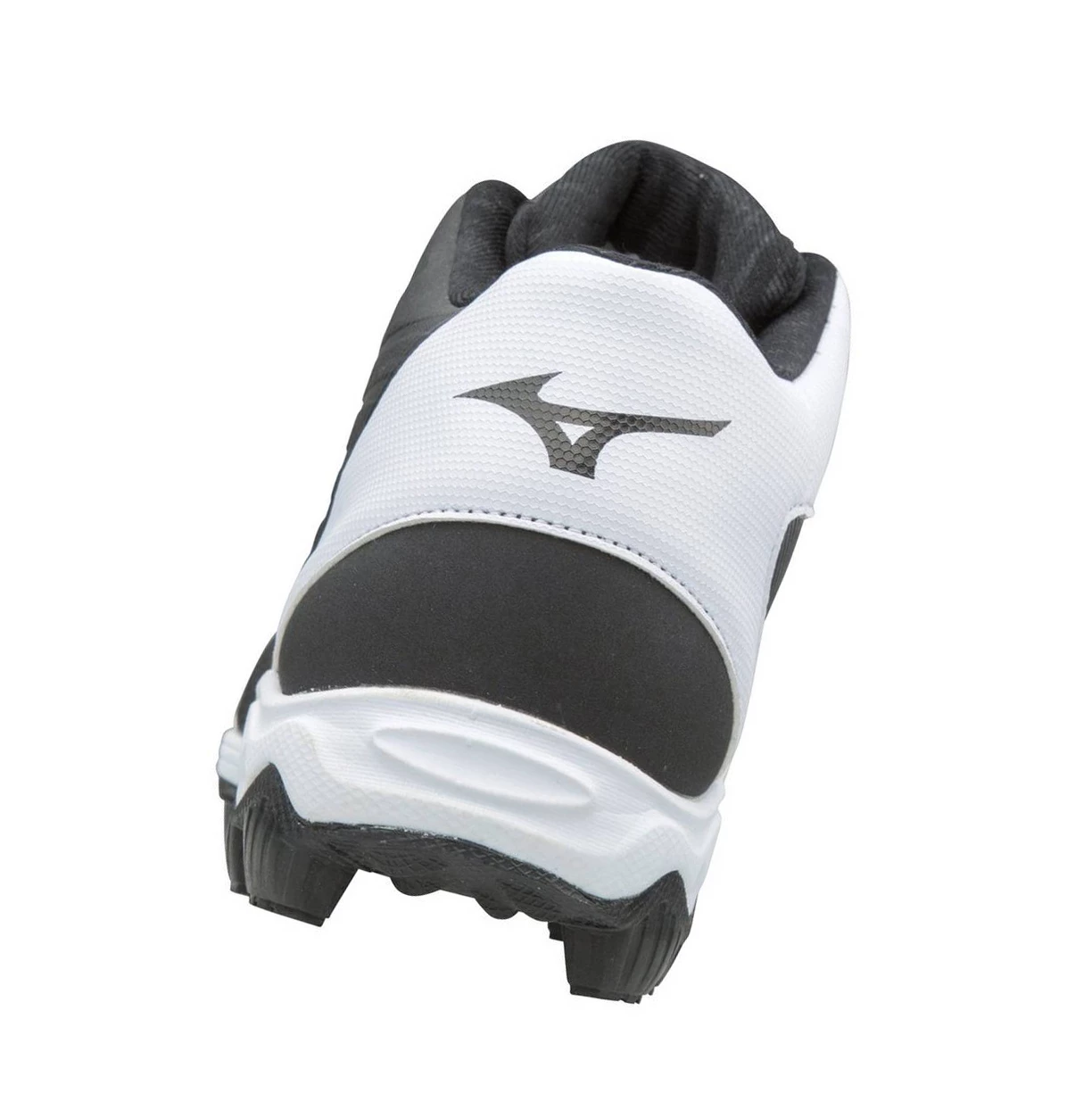 Black/White Mizuno 9-spike Advanced Franchise 9 Mid Molded Men's Baseball Cleats | 398-WNISYE