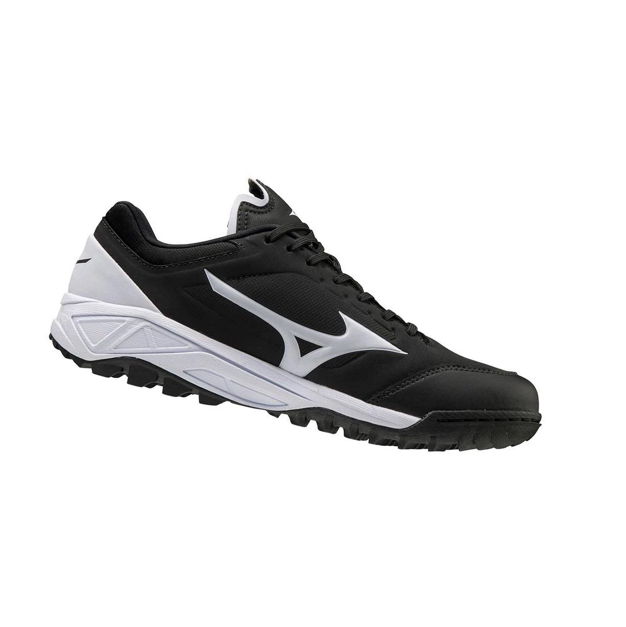 Black/White Mizuno Dominant 3 All Surface Turf Women's Baseball Shoes | 482-ZNIODH