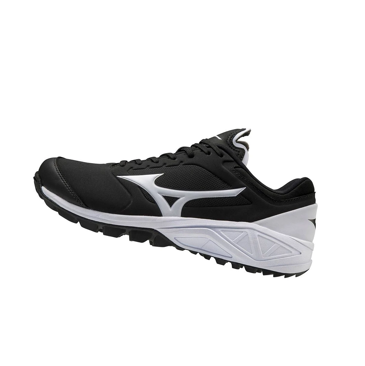 Black/White Mizuno Dominant 3 All Surface Turf Women\'s Baseball Shoes | 482-ZNIODH