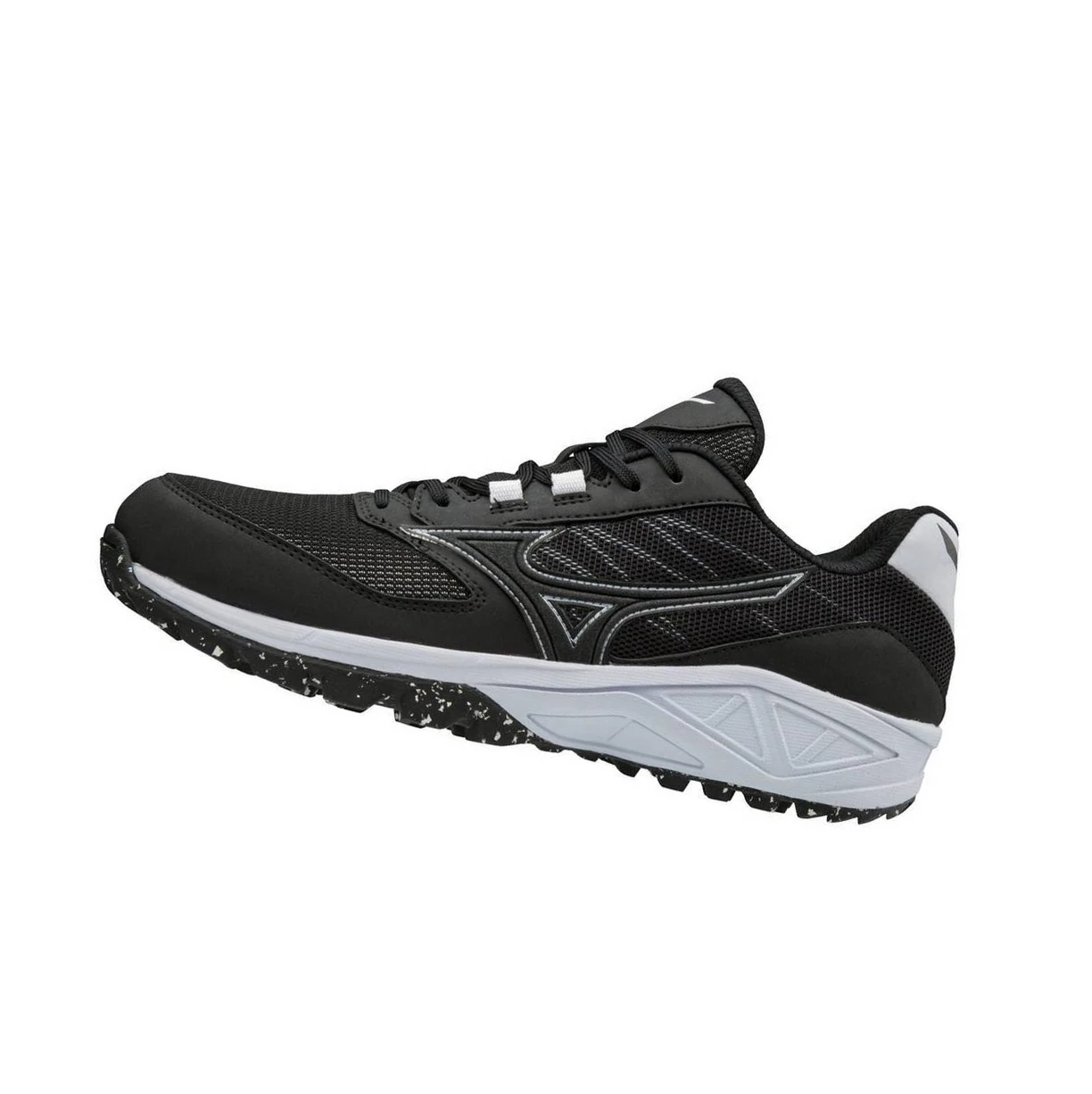 Black/White Mizuno Dominant All Surface Low Turf Men\'s Baseball Shoes | 436-PEJZVS